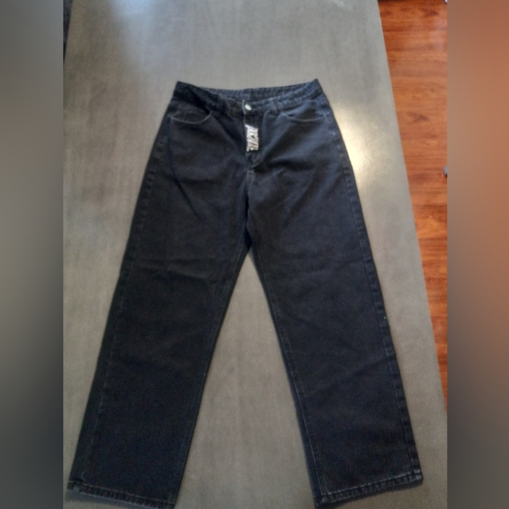 Heaven Can Wait Black denim Jeans Mens Size Small
